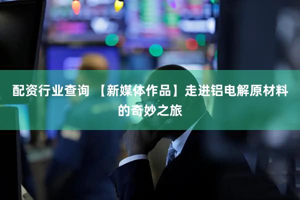 配资行业查询 【新媒体作品】走进铝电解原材料的奇妙之旅